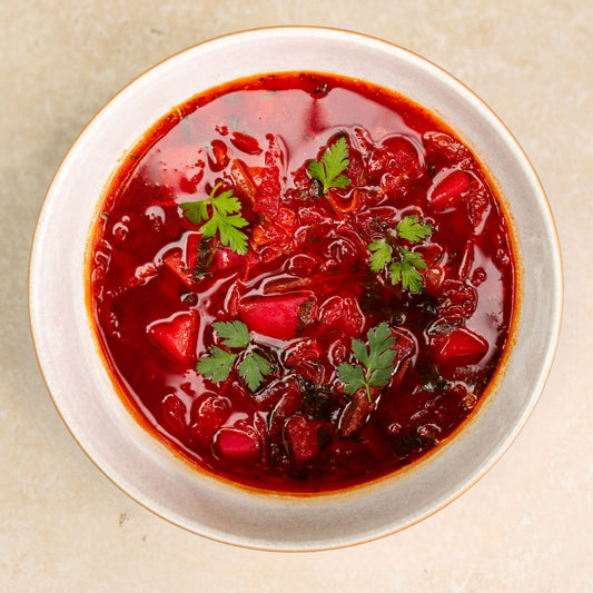 BEET AND BEEF SOUP