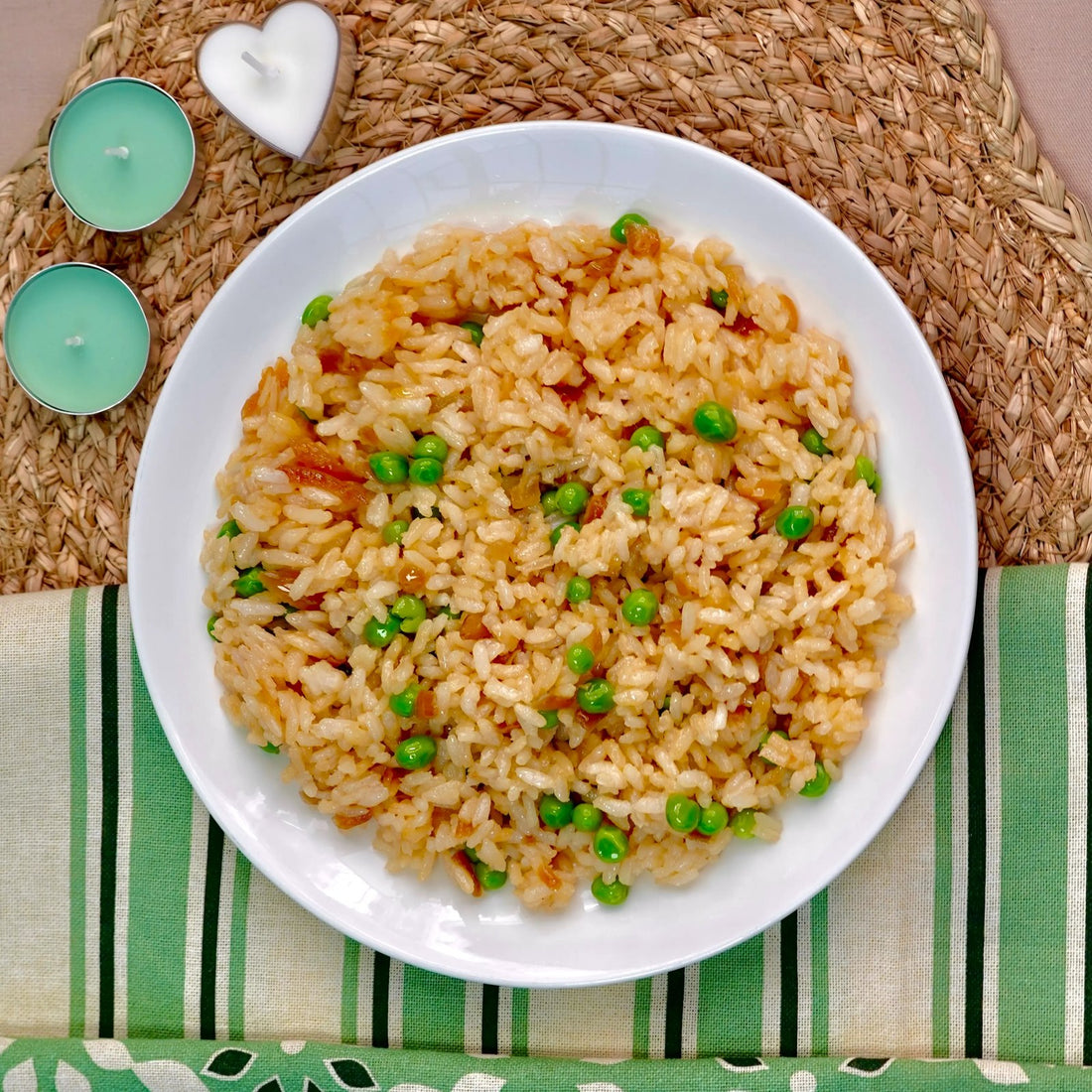 Fried Rice with Peas