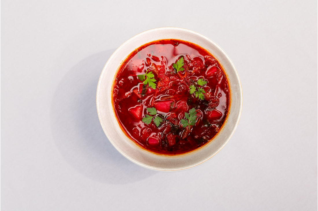 BEET AND BEEF SOUP