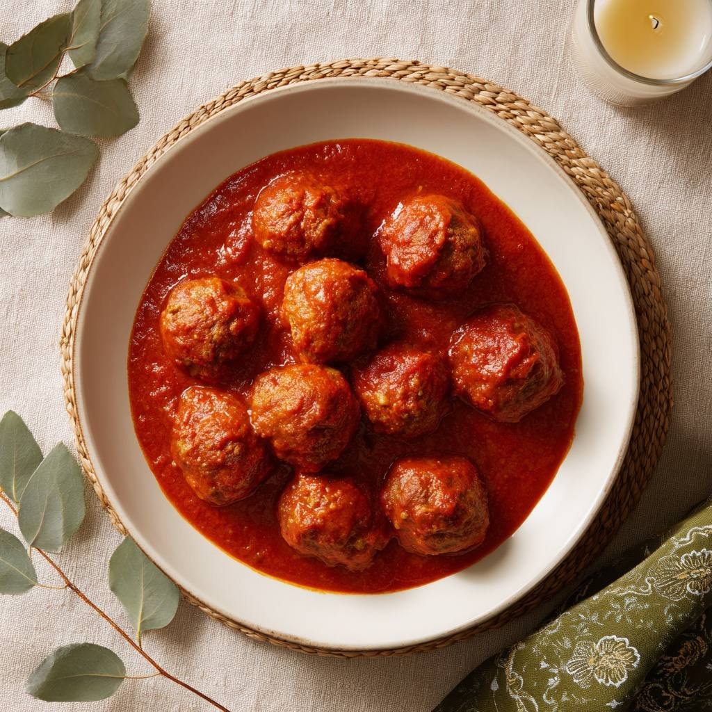 Chicken Meatballs in Tomato Sauce